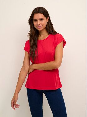Kaffe Tričko Kalise Marie 10506680 Červená Loose Fit