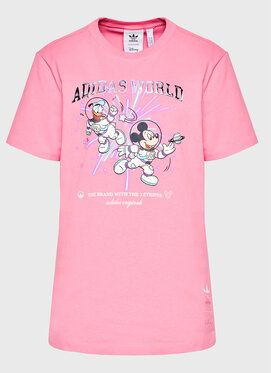 adidas Tričko Disney Graphic HL9052 Ružová Regular Fit
