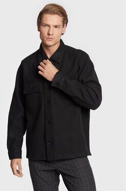 Boss Prechodná bunda Lowo 50476051 Čierna Oversize