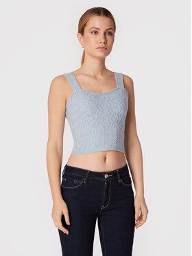 Guess Top Blaire W2BR59 Z2QA0 Modrá Slim Fit