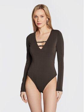 Guess Body Cut Out Kamren W2BP64 KBEL2 Hnedá Slim Fit