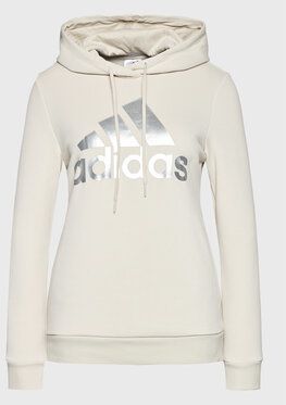 adidas Mikina Loungwear Essentials HM1910 Béžová Standard Fit