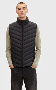 Tom Tailor Vesta 1031473 Čierna Regular Fit