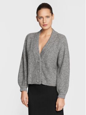 Gestuz Kardigán Alpha 10905933 Sivá Regular Fit