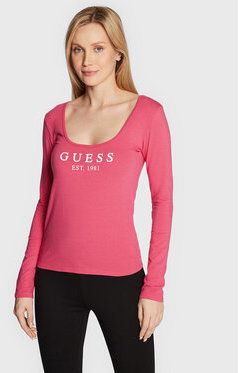 Guess Blúzka Carrie O2BM31 KBBU1 Ružová Regular Fit