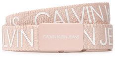 Calvin Klein Detský opasok Logo Ck Belt IU0IU00316 Ružová
