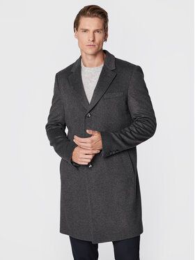 Boss Vlnený kabát H-Hyde-224 50479756 Sivá Slim Fit