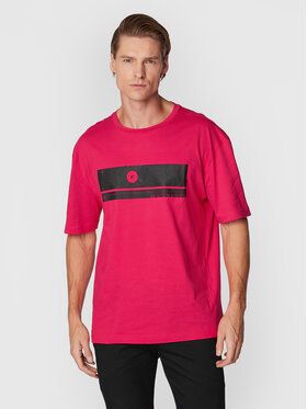 Boss Tričko Tee 3 50472561 Ružová Relaxed Fit