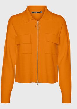 Vero Moda Kardigán Gold 10270619 Oranžová Regular Fit