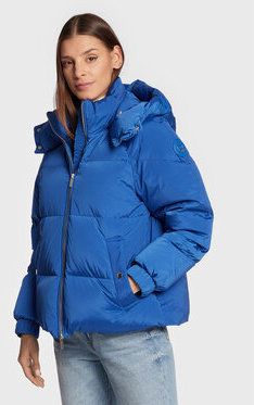 Woolrich Vatovaná bunda Alsea CFWWOU0699FRUT1148 Modrá Regular Fit