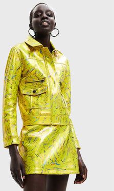 Desigual Prechodná bunda Memphis 22WWEW55 Žltá Regular Fit