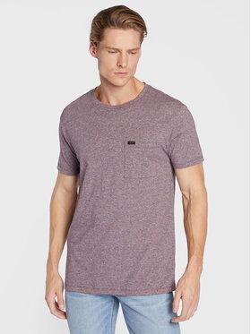 Lee Tričko Ultimate Pocket L66JWT74 112321738 Fialová Regular Fit