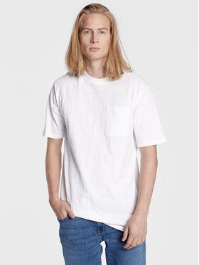 Solid Tričko 21107372 Biela Regular Fit
