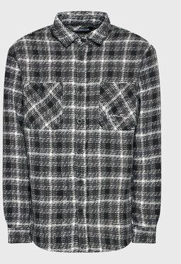 Karl Kani Prechodná bunda Chest Signature 6023654 Čierna Relaxed Fit