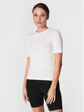 Gina Tricot Tričko Basic 17937 Biela Regular Fit