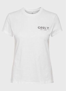 ONLY Tričko Helene 15275089 Biela Regular Fit