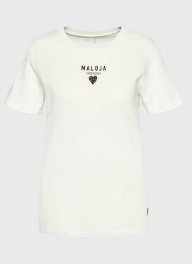 Maloja Tričko Planbellm 34405-1-8585 Biela Regular Fit