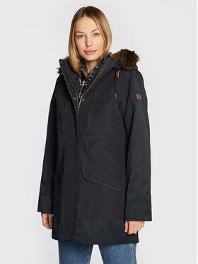 Roxy Parka Amy ERJJK03501 Čierna Slim Fit