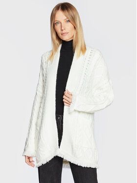 Silvian Heach Kardigán CVA22192CD Biela Relaxed Fit