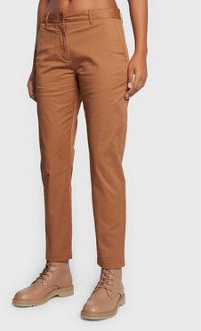 Gant Chino nohavice Fryda 4150176 Hnedá Slim Fit