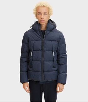Tom Tailor Denim Vatovaná bunda 1032429 Tmavomodrá Regular Fit