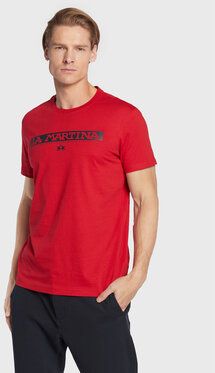 La Martina Tričko UMR006 JS206 Červená Regular Fit