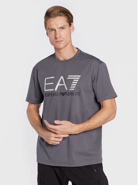 EA7 Emporio Armani Tričko 6LPT39 PJEEZ 1977 Sivá Regular Fit