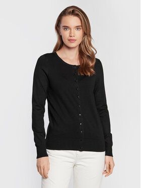 Fransa Kardigán Zubasic 20604187 Čierna Regular Fit