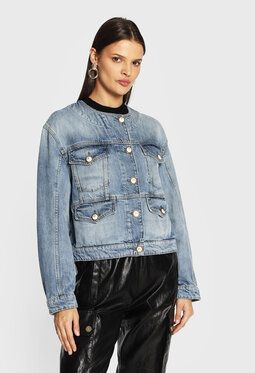 Pinko Džínsová bunda Cigolo 1J1102 A05Y Modrá Relaxed Fit