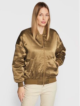 Max Mara Leisure Bundy bomber Sierra 34860426 Hnedá Regular Fit