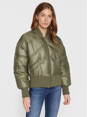 Guess Bundy bomber Lou W2BL45 WEWS0 Zelená Regular Fit