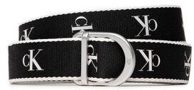 Calvin Klein Jeans Dámsky opasok D-Ring Slider Belt 30Mm K60K610118 Čierna