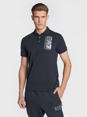 EA7 Emporio Armani Polokošeľa 6LPF16 PJ03Z 0578 Tmavomodrá Regular Fit