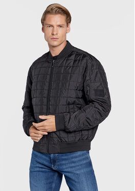 Calvin Klein Vatovaná bunda Hero K10K110318 Čierna Regular Fit