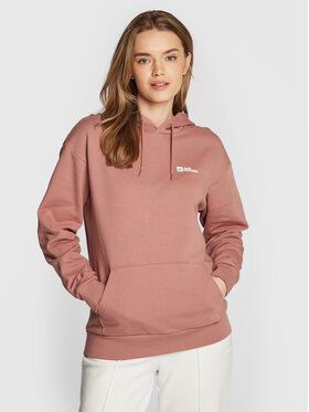 Jack Wolfskin Mikina Essential 1710152 Ružová Regular Fit