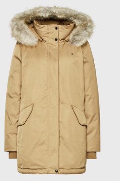 Tommy Hilfiger Zimné bundy Sorona WW0WW37491 Béžová Regular Fit