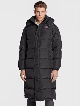Tommy Jeans Vatovaná bunda Alaska DM0DM14397 Čierna Relaxed Fit