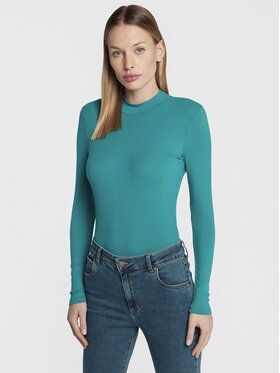 Cotton On Blúzka 2054051 Tyrkysová Slim Fit