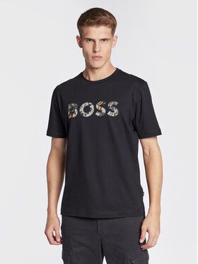 Boss Tričko Teetrury 2 50478776 Čierna Relaxed Fit