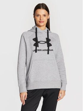 Under Armour Mikina Ua Rival Fleece Logo 1356318 Sivá Loose Fit