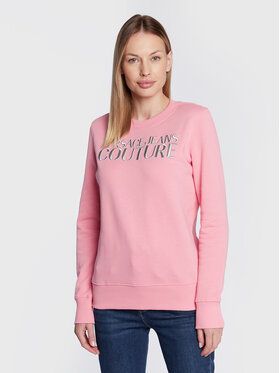 Versace Jeans Couture Mikina Logo 73HAIT01 Ružová Regular Fit