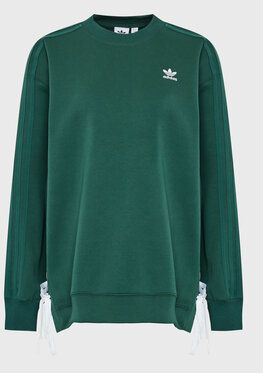 adidas Mikina Always Original Laced HK5056 Zelená Relaxed Fit