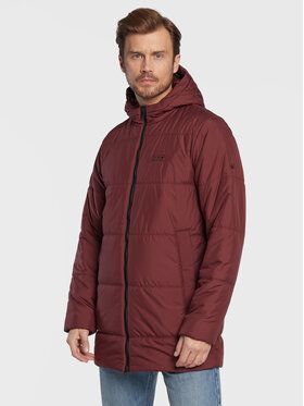 Jack Wolfskin Vatovaná bunda North York 1206381 Bordová Regular Fit