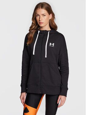 Under Armour Mikina Ua Rival Fleece 1356400 Čierna Regular Fit