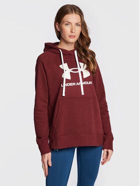 Under Armour Mikina Ua Rival Fleece Logo 1356318 Bordová Regular Fit