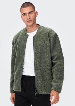 Only & Sons Prechodná bunda Sawyer 22022674 Kaki Regular Fit