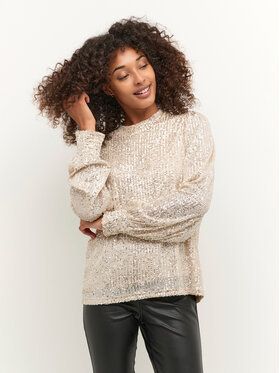 Kaffe Blúzka Sille 10507046 Écru Regular Fit