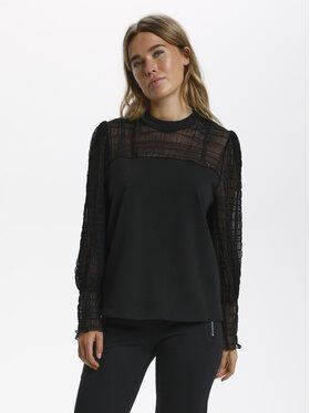 Kaffe Blúzka Eskin 10506392 Čierna Regular Fit