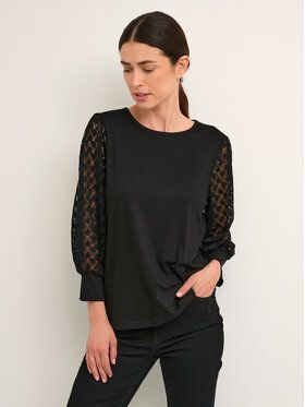 Kaffe Blúzka Becca 10506942 Čierna Regular Fit