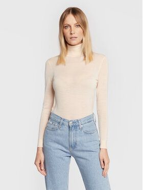 Calvin Klein Rolák Extra Fine K20K204770 Béžová Slim Fit